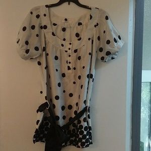 Black and white shirt